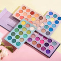 60 Colors Eyeshadow Palette, 4 in1 Color Board Makeup Palette Set Highly Pigmented Glitter Metallic Matte Shimmer Natural Ultra Eye Shadow Powder Easy to Blend - AM Store