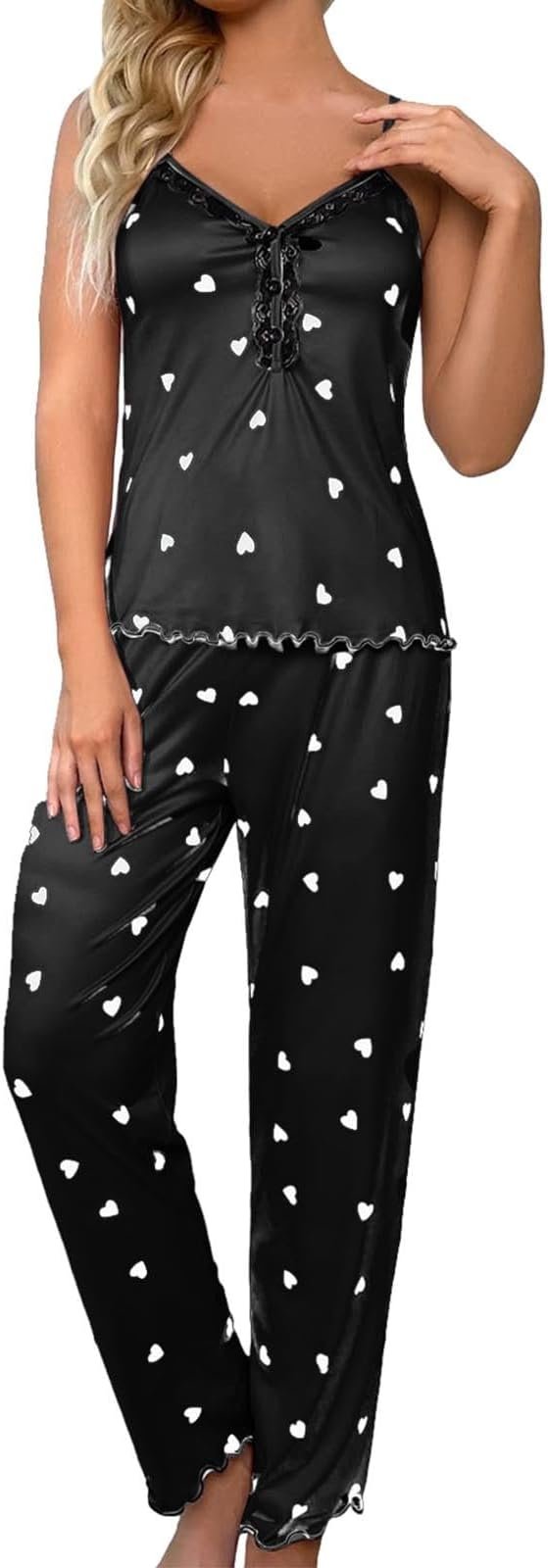 Nightdress Elegant Pajamas Women Long Cotton Pajamas Women Silk Satin -