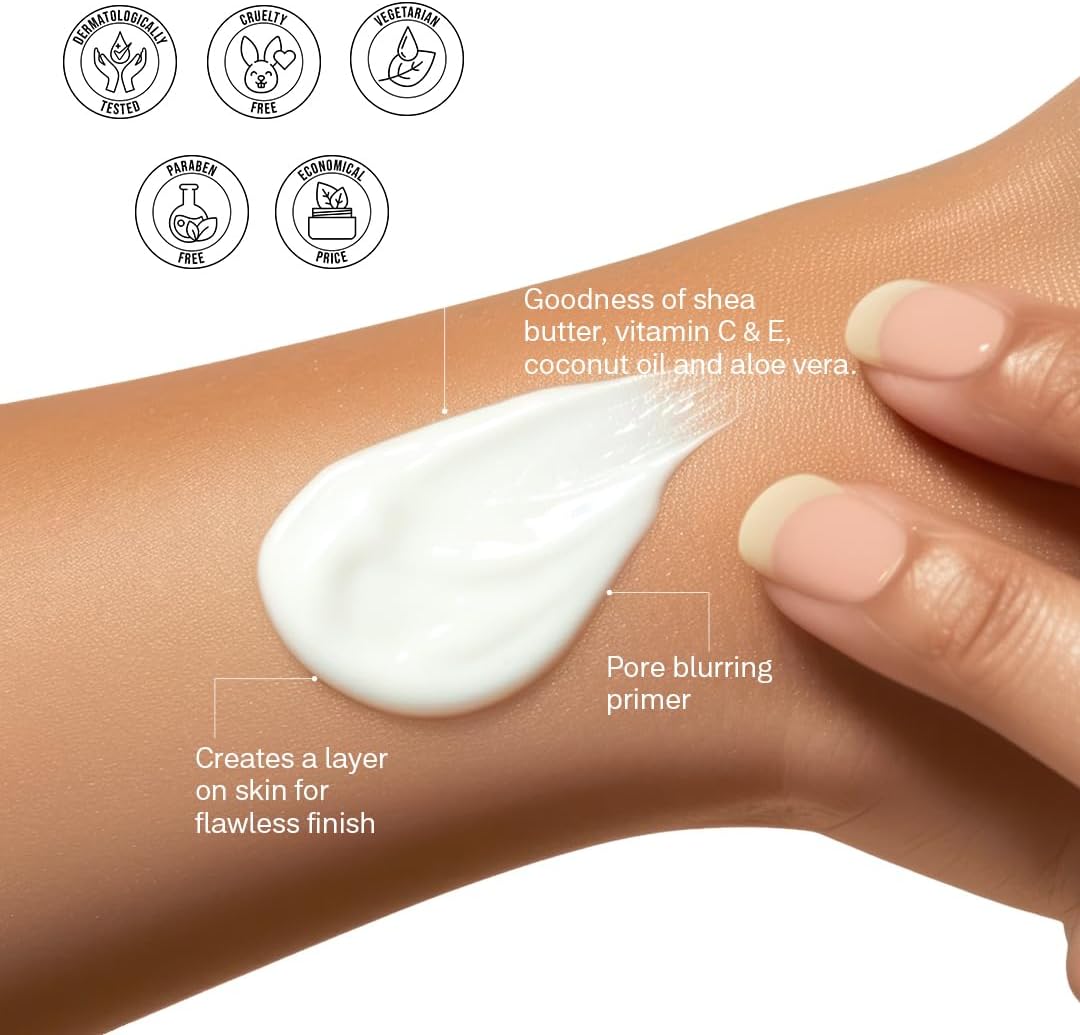 FLiCKA Silk Touch 3 in 1 Moisturizer and Primer for Face| 60g