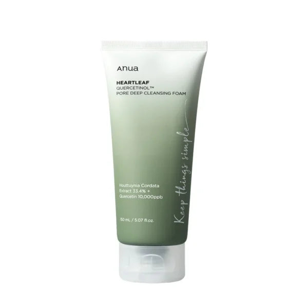 ANUA HEARTLEAF QUERCETINOL PORE DEEP CLEANSING FOAM KOREA150ml - AM Store
