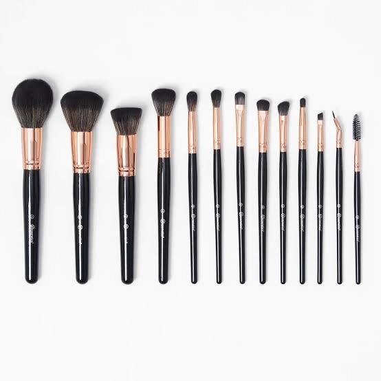 BH Signature Rose Gold 13 Piece Brush Set with Holder - AM Store