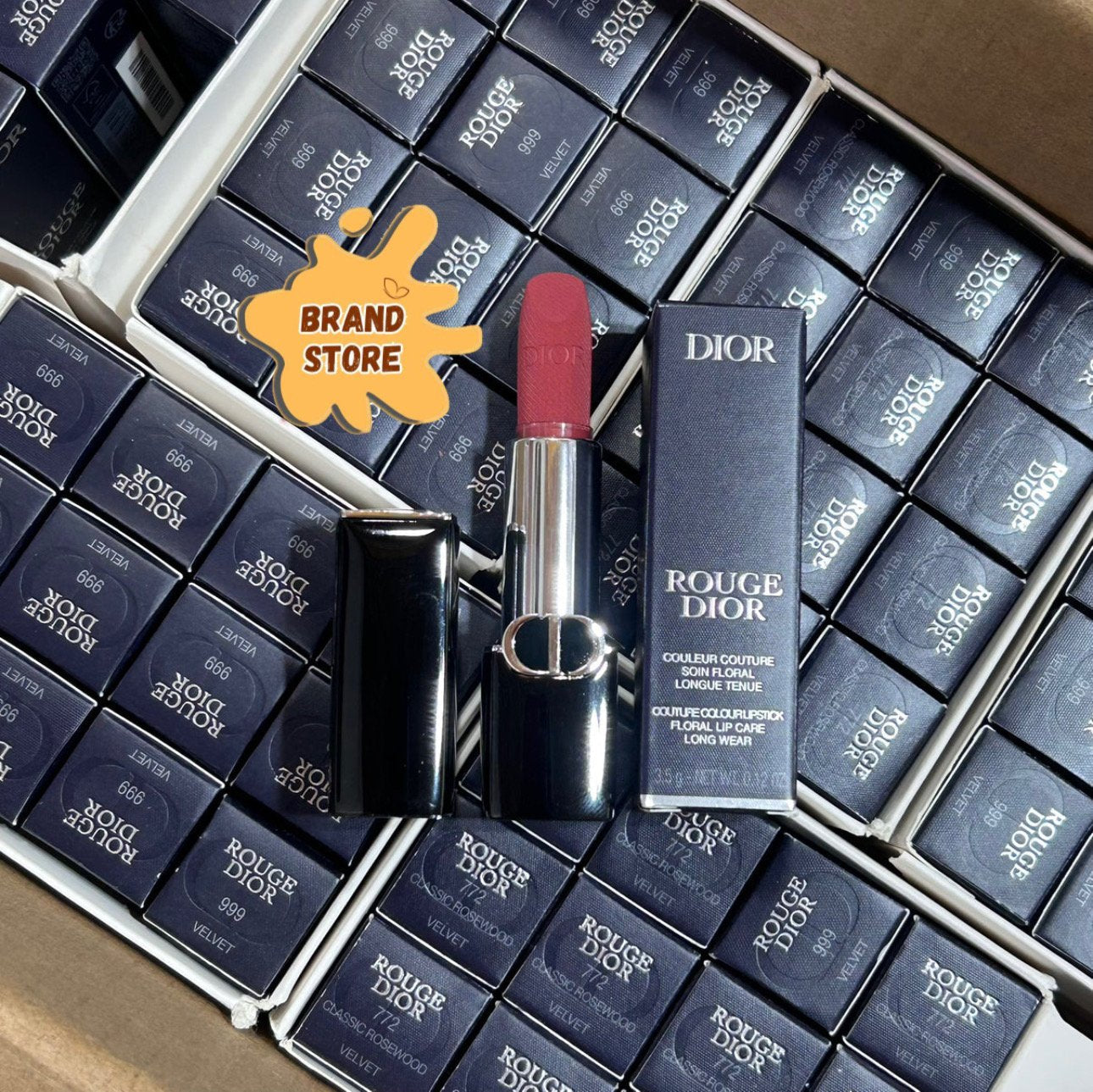 DIOR ROUGE LIPSTICK FLORAL LIP CARE (3.5g)