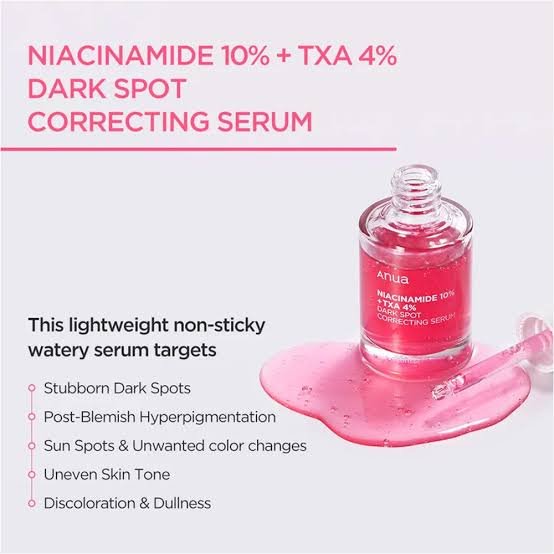 Anua Niacinamide 10% + TXA 4% Dark Spot Correcting Serum Korea -