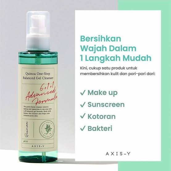 AXIS-Y Quinoa One Step Balanced Gel Cleanser 180 ml - Korea -