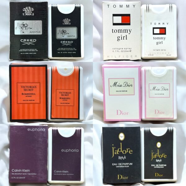 Pack Of 6 Pocket Perfumes (20ml) -