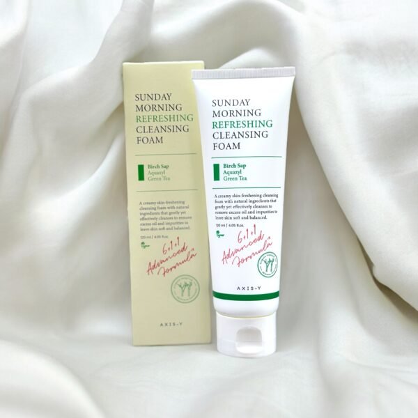 Axis-Y Sunday Morning Refreshing Cleansing Foam 120ml Korea -