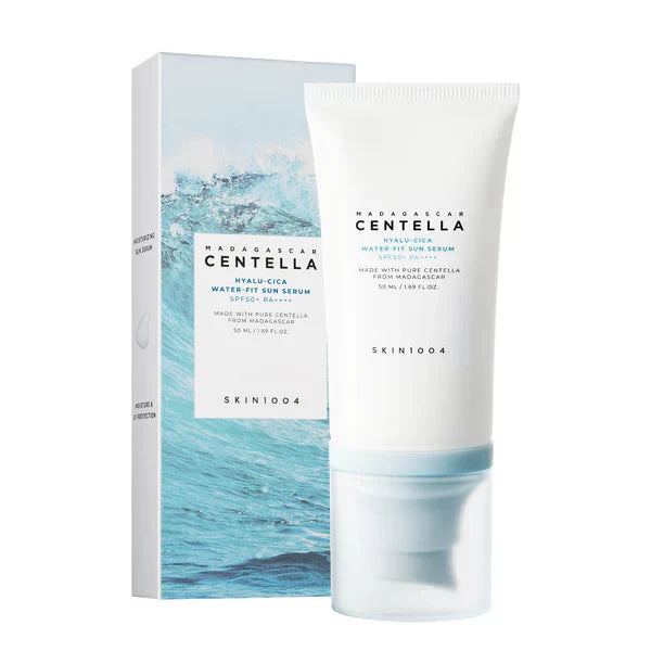 Madagascar Centella, Hyalu-Cica Water-Fit Sun Serum SPF 50+ PA++++ (50 ml) SKIN1004
