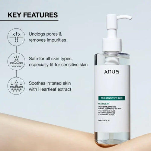 Anua - Heartleaf Pore Control Cleansing Oil Mild 200 ml -