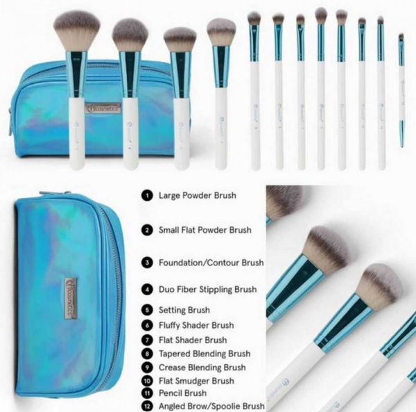 BH COSMETICS Poolside Chic 12 Piece Brush Set - Brand Store