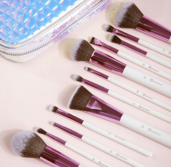 BH COSMETICS 12 Piece Crystal Quartz Brush Set - Brand Store