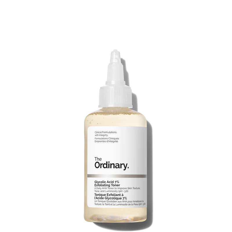 The Ordinary Glycolic Acid 7% Exfoliating Toner+ the ordinary Niacinamide 10% + Zinc 1%