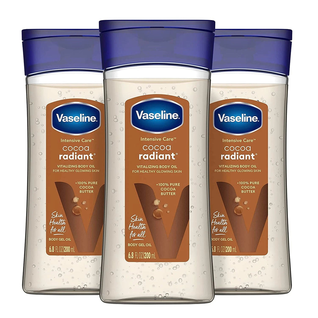 Vaseline Intensive Care Cocoa Radiant Vitalizing Gel Body Oil 200ml